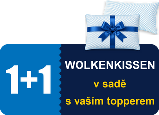 Wolkenkissen 1+1 im Set mit Ihrem Topper