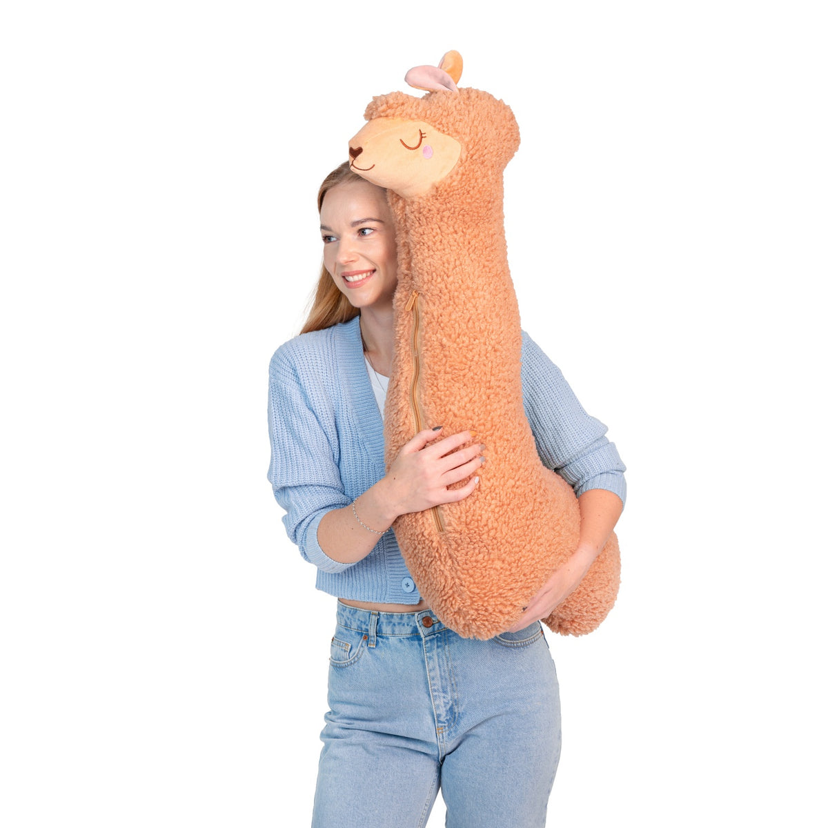 Plyšová lama 90 cm