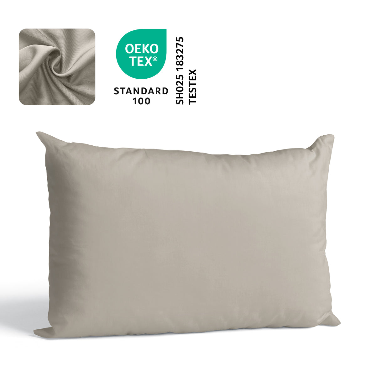 Bavlněný povlak na polštář – 70x50 a 80x80 cm – s certifikací OEKO-TEX