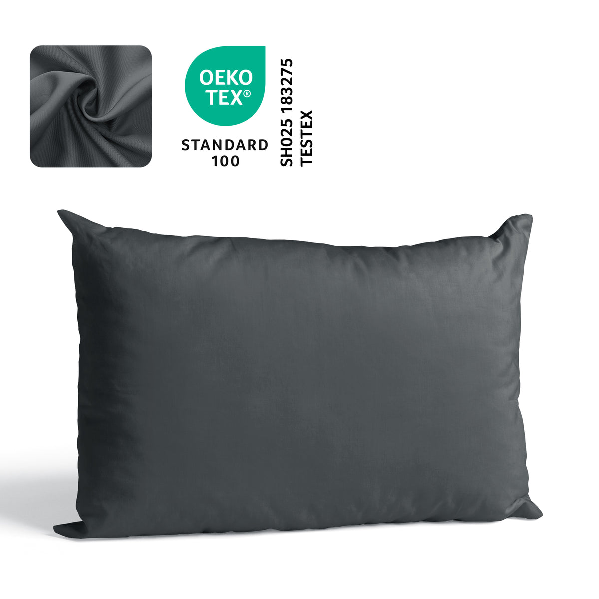 Bavlněný povlak na polštář – 70x50 a 80x80 cm – s certifikací OEKO-TEX