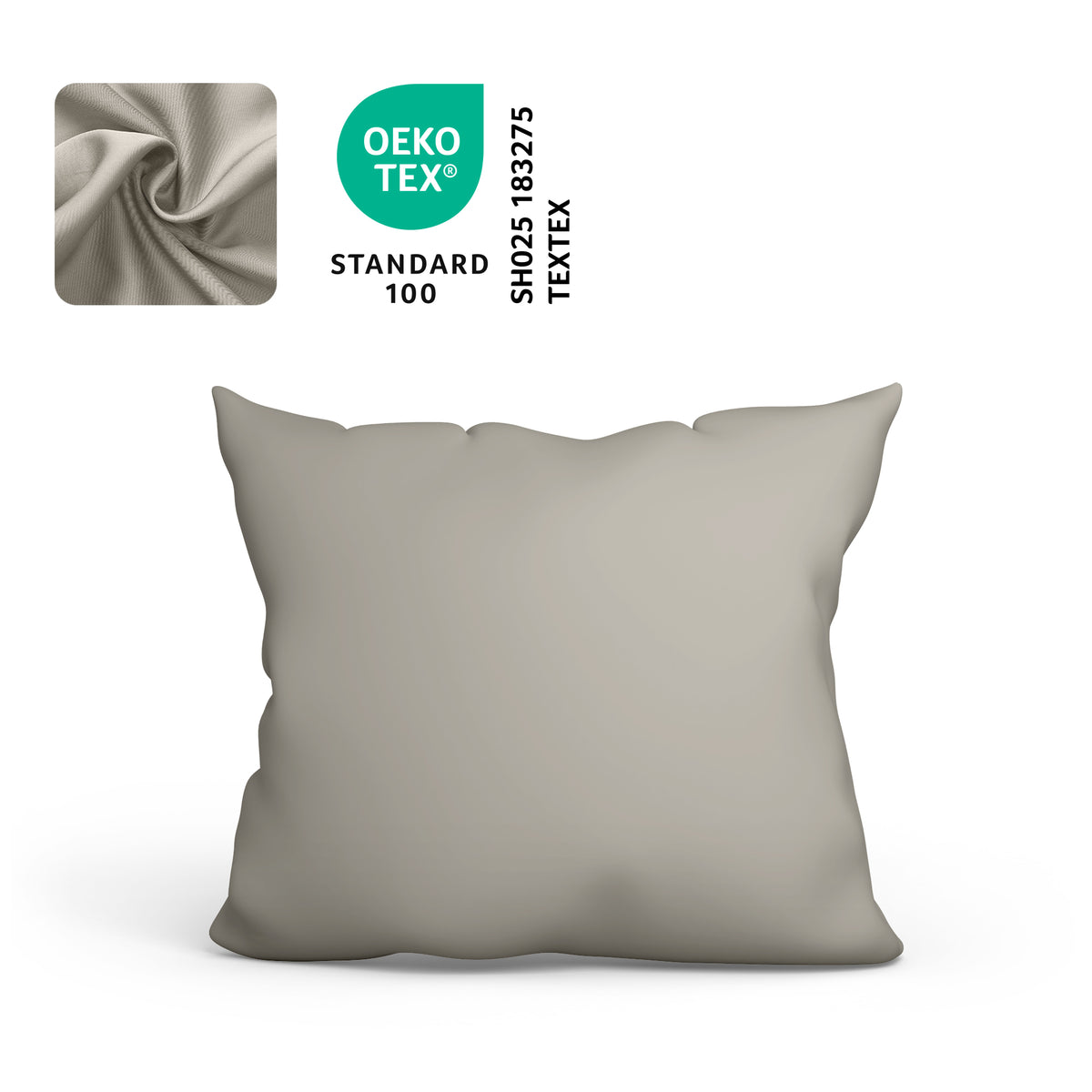 Bavlněný povlak na polštář – 70x50 a 80x80 cm – s certifikací OEKO-TEX