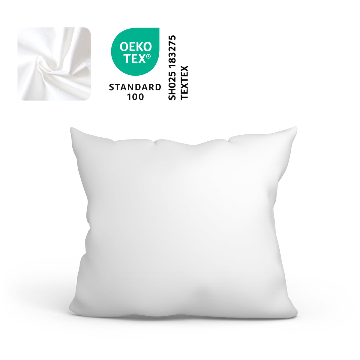 Bavlněný povlak na polštář – 70x50 a 80x80 cm – s certifikací OEKO-TEX