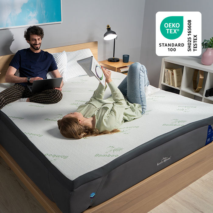 Premium Komfort Topper - vrchní matrace s gelovou paměťovou pěnou