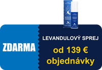 Levandulový sprej na polštář zdarma od 139 € hodnoty objednávky