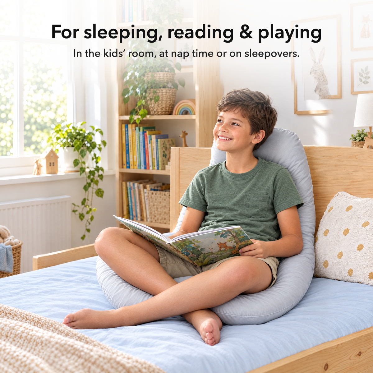Gray – For sleeping, reading & playing
