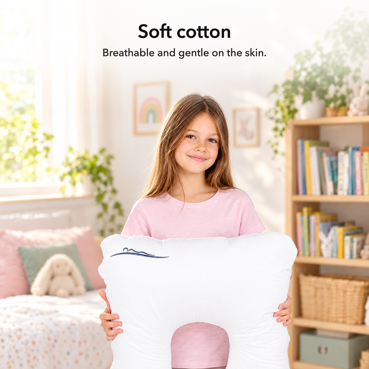 White – Soft cotton
