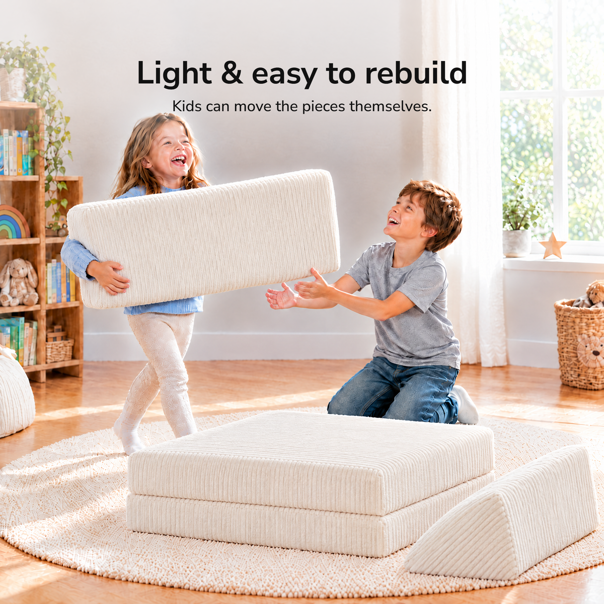 Corduroy Beige · Sztruksowy beż · Manšestrová béžová – Light & easy to rebuild