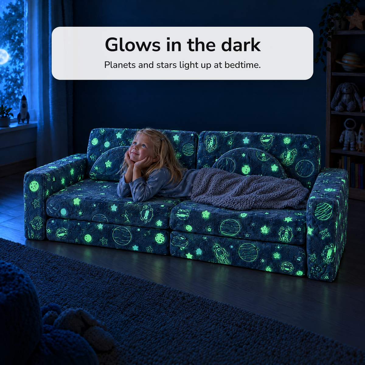 Space · Kosmos · Vesmír – Glows in the dark